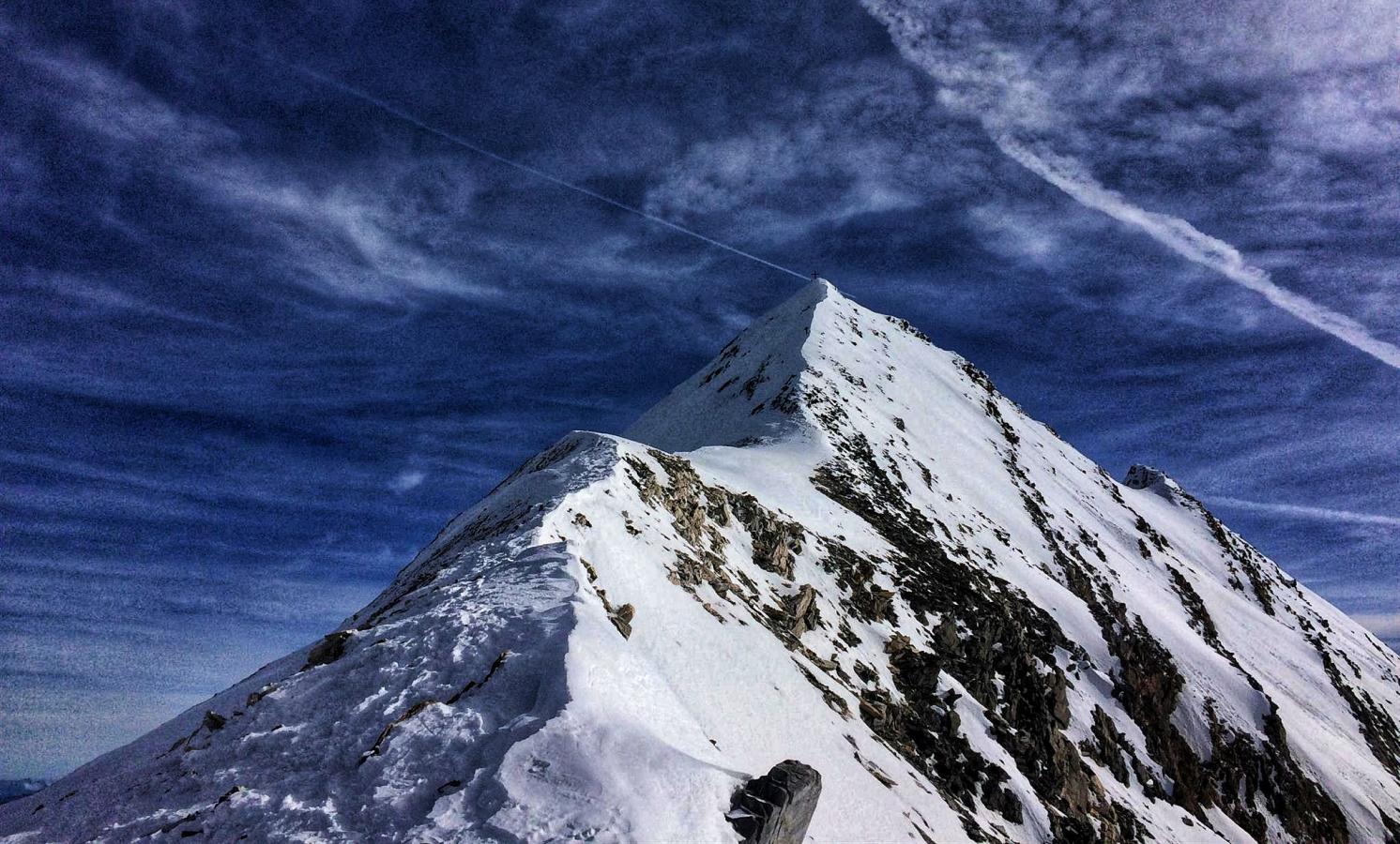 Hochfeiler - nejvyšší vrchol Zillertalských Alp (3 510 m. n. m.)