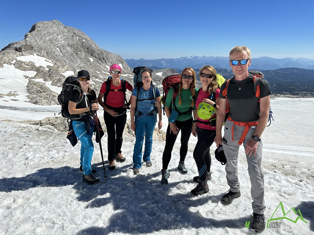 Dachstein, "bez doteku" ledovce ..., 15.-16.7.2023