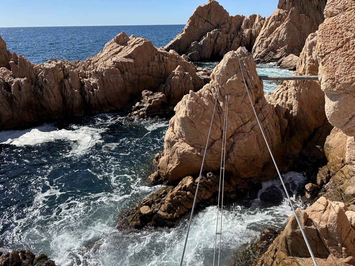 Cala del Molí - jediná ferrata na mořských útesech